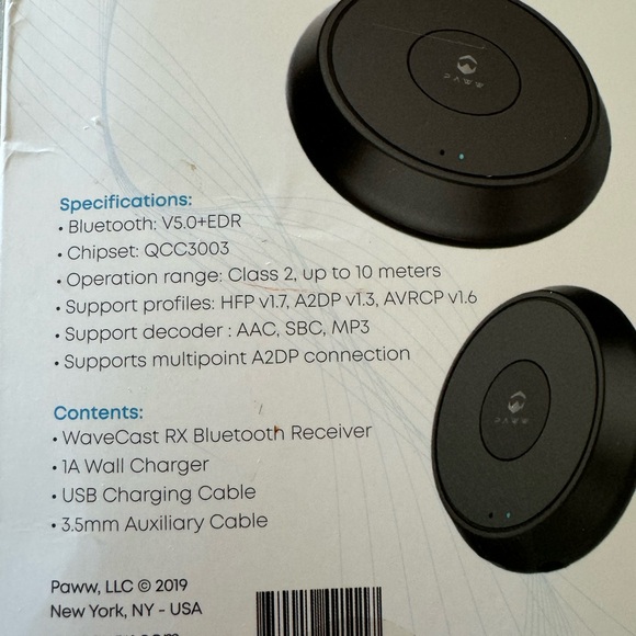 Wavecast RX Bluetooth Receiver - Picture 2 of 2